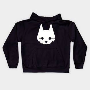 white cat Kids Hoodie